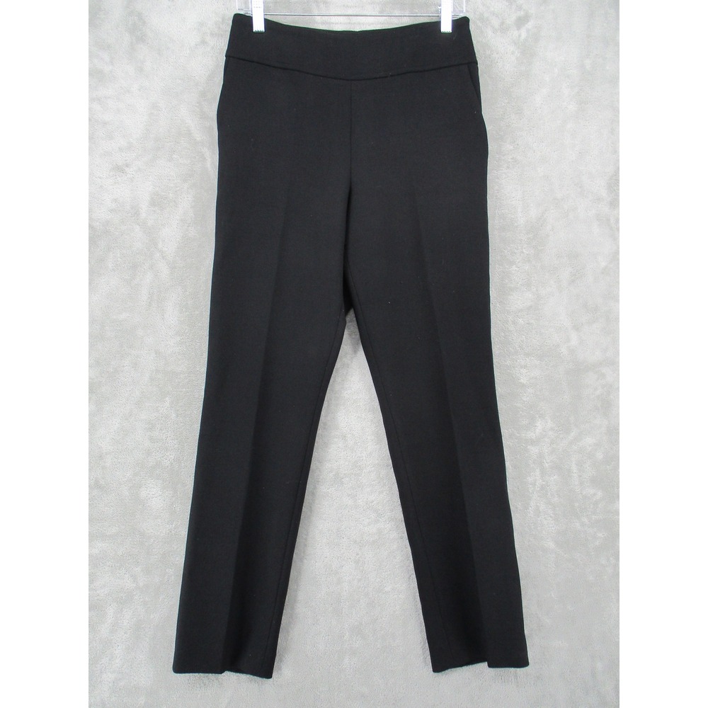 Hugo Boss Pants Womens Tarera Trouser Wool Straight‎ Leg Minimalist Office Black